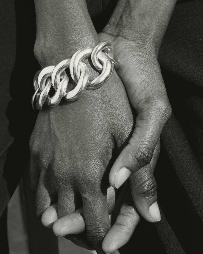 925 Recycled Sterling Silver Lucid Chain Bracelet handmade in London by Maya Magal sustainable jewellery brand